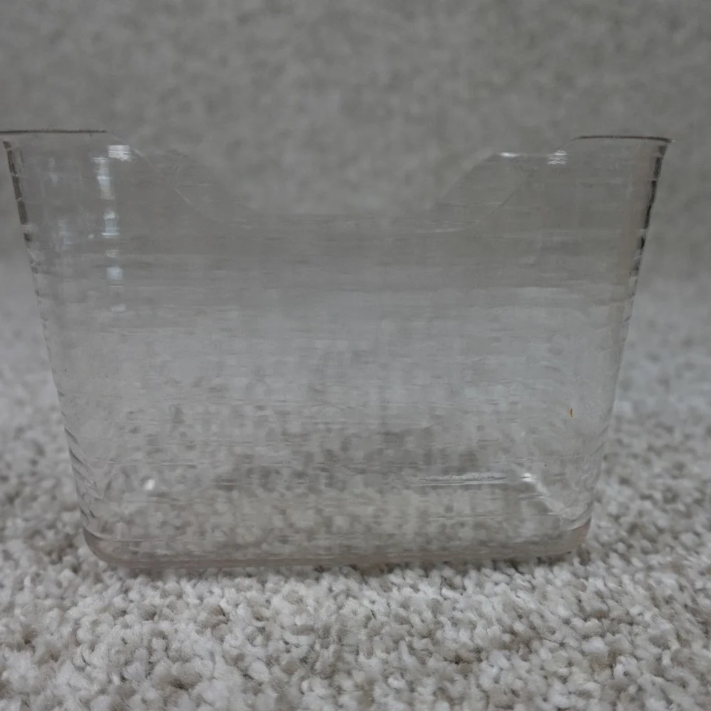 Longaberger 2000 JW Collection Miniature Bread & Milk Basket Set with Box Liner